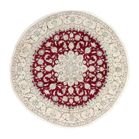 Perser Rug - Nain round  - 245 x 245 cm - dark red