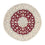 Perser Rug - Nain round  - 245 x 245 cm - dark red