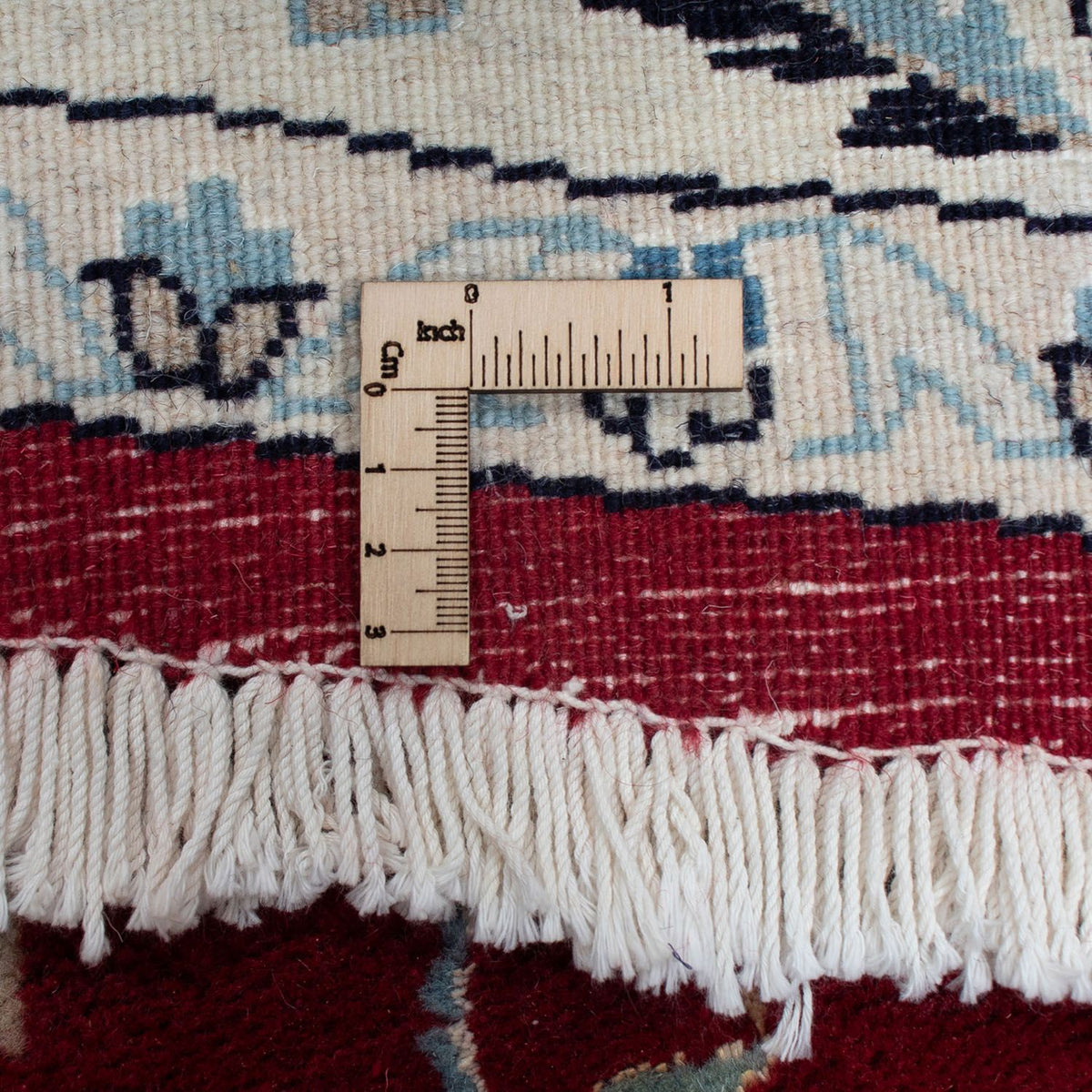 Perser Rug - Nain round  - 250 x 250 cm - dark red