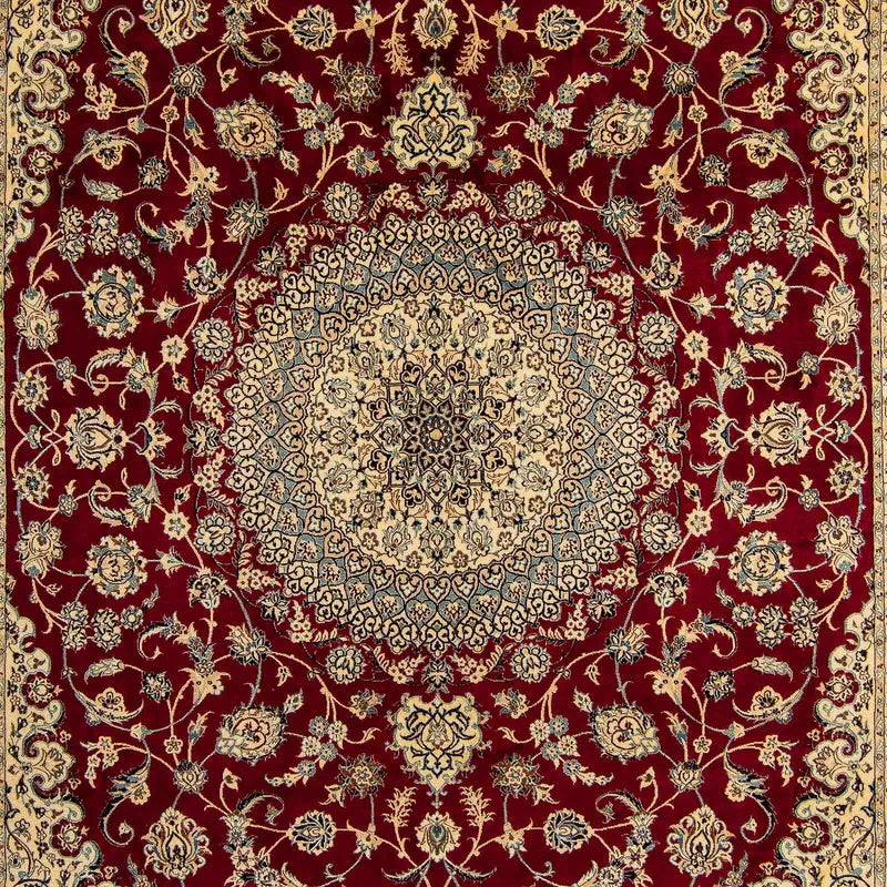 Perser Rug - Nain - Royal - 408 x 300 cm - dark red
