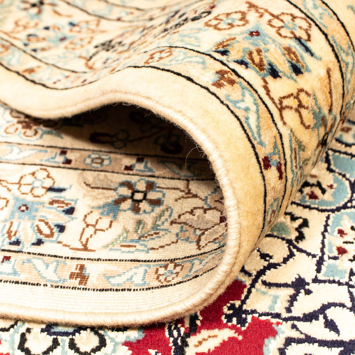 Perser Rug - Nain - Royal - 408 x 300 cm - dark red