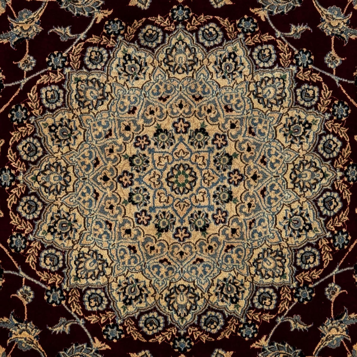 Perser Rug - Nain - Royal - 345 x 248 cm - black