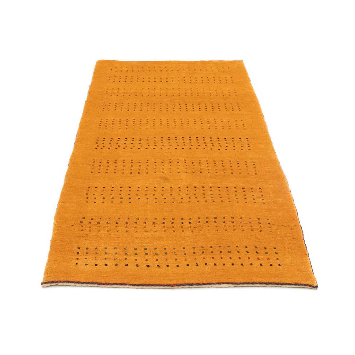 Runner Gabbeh Rug - Loribaft Perser - 197 x 83 cm - gold