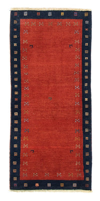 Runner Gabbeh Rug - Loribaft Perser - 190 x 85 cm - red