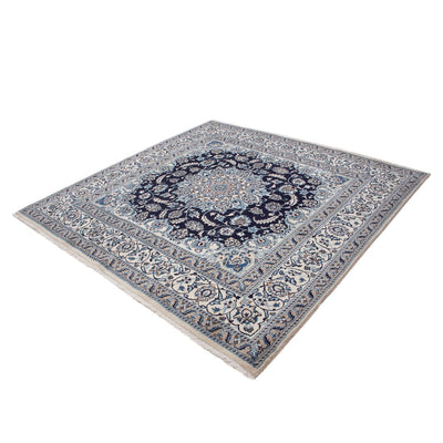 Perser Rug - Nain square  - 196 x 195 cm - dark blue