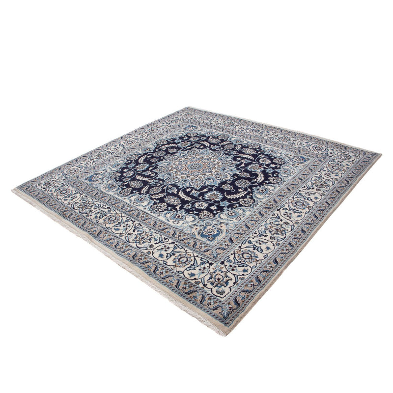 Perser Rug - Nain square  - 196 x 195 cm - dark blue