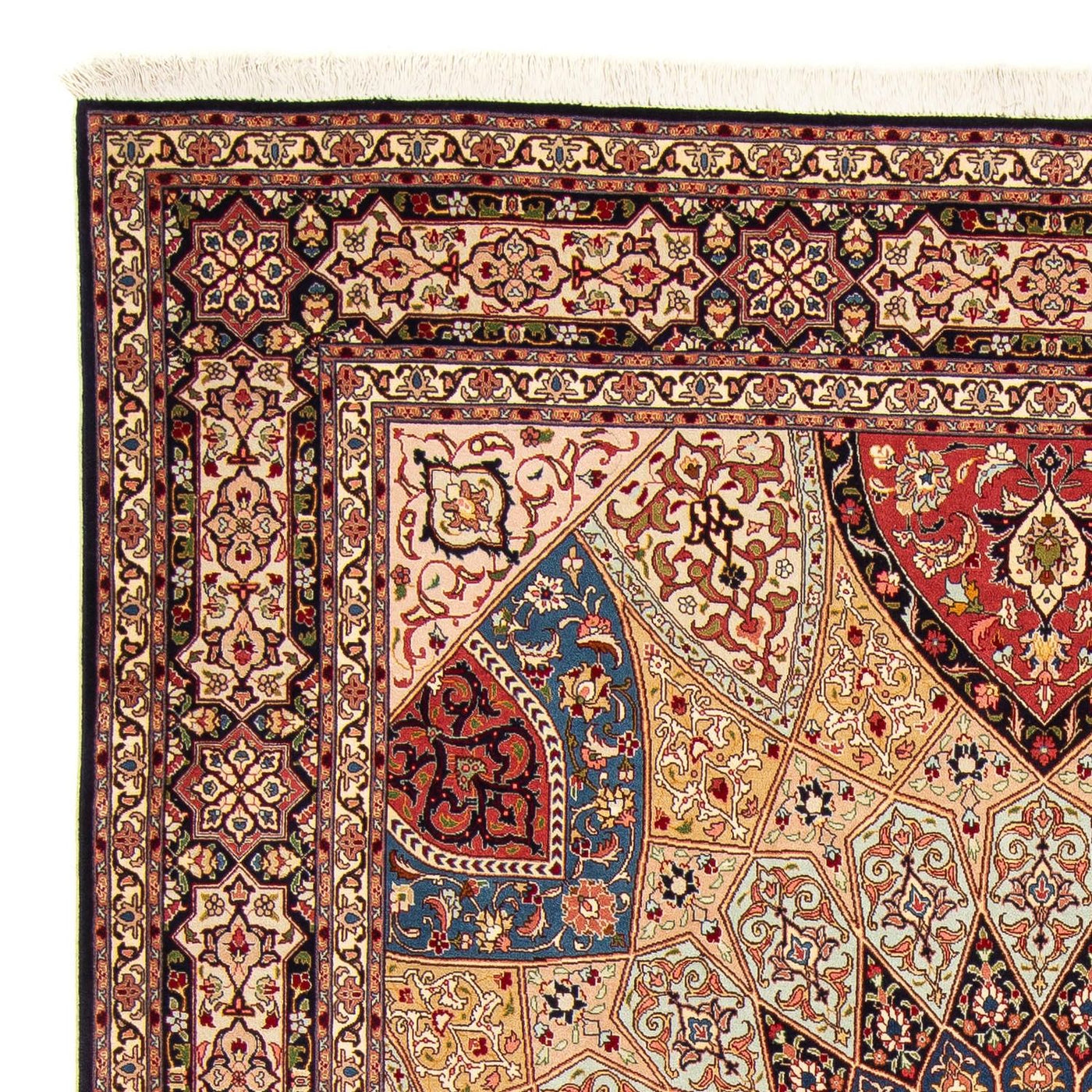 Tabriz - 50 Raj Rug 251x203cm - Persian Rugs