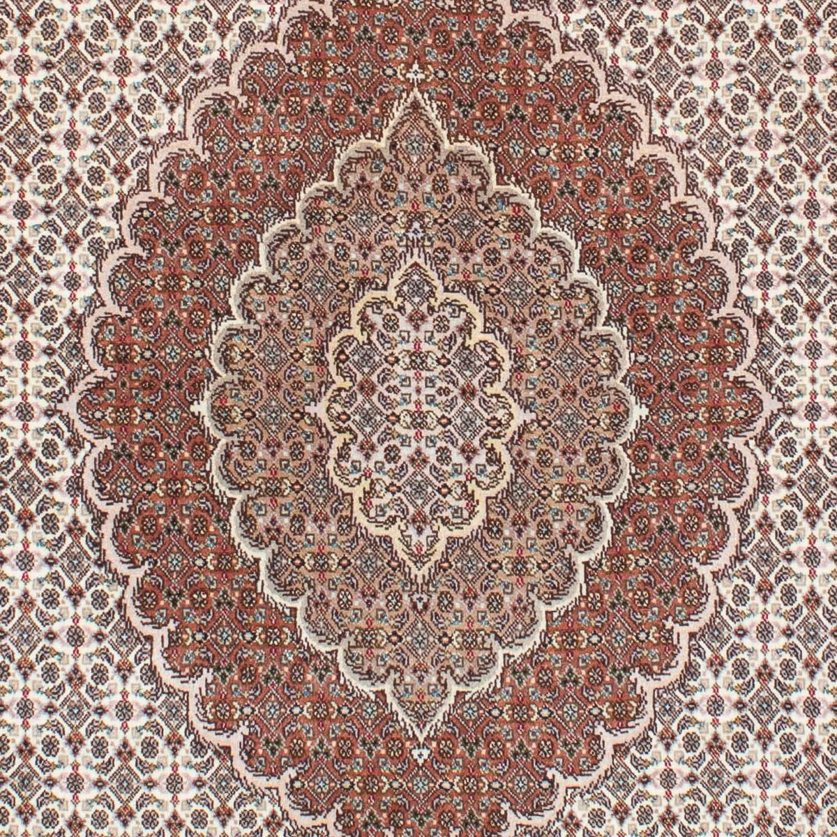 Perser Rug - Tabriz - Royal - 210 x 150 cm - light brown