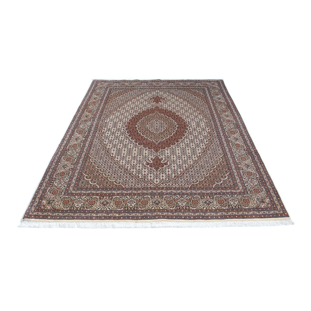 Perser Rug - Tabriz - Royal - 210 x 150 cm - light brown