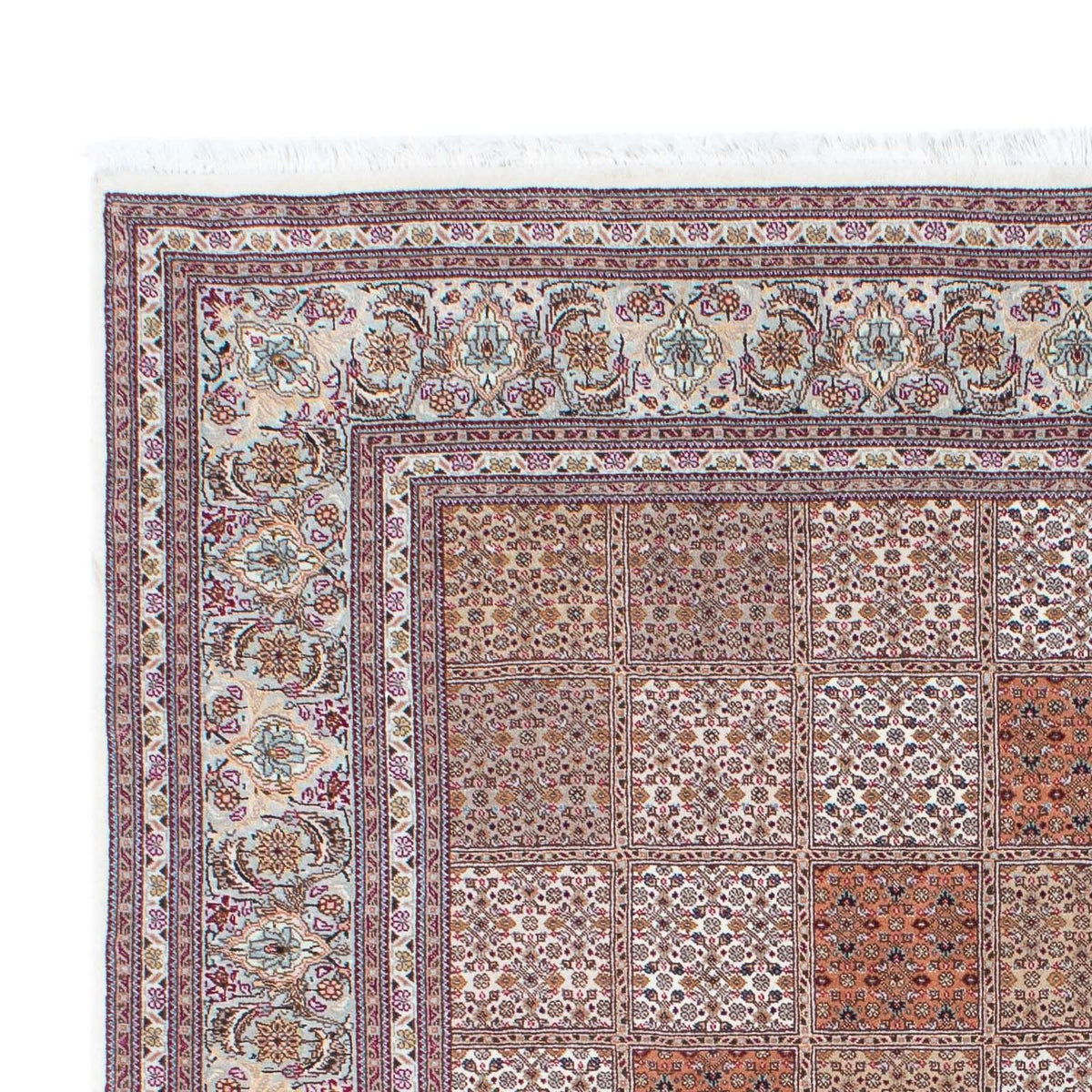 Perser Rug - Tabriz square  - 153 x 150 cm - dark red
