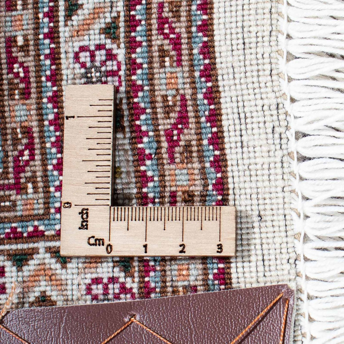 Perser Rug - Tabriz square  - 153 x 150 cm - dark red