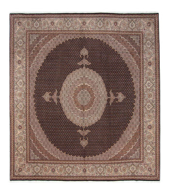 Perser Rug - Tabriz square  - 315 x 298 cm - dark brown