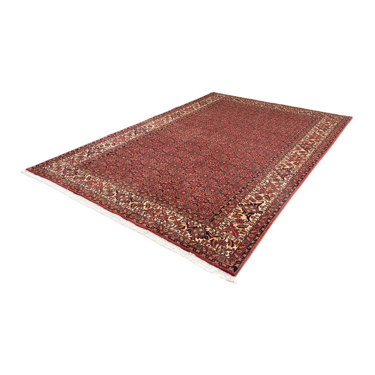 Perser Rug - Bidjar - 297 x 197 cm - dark red