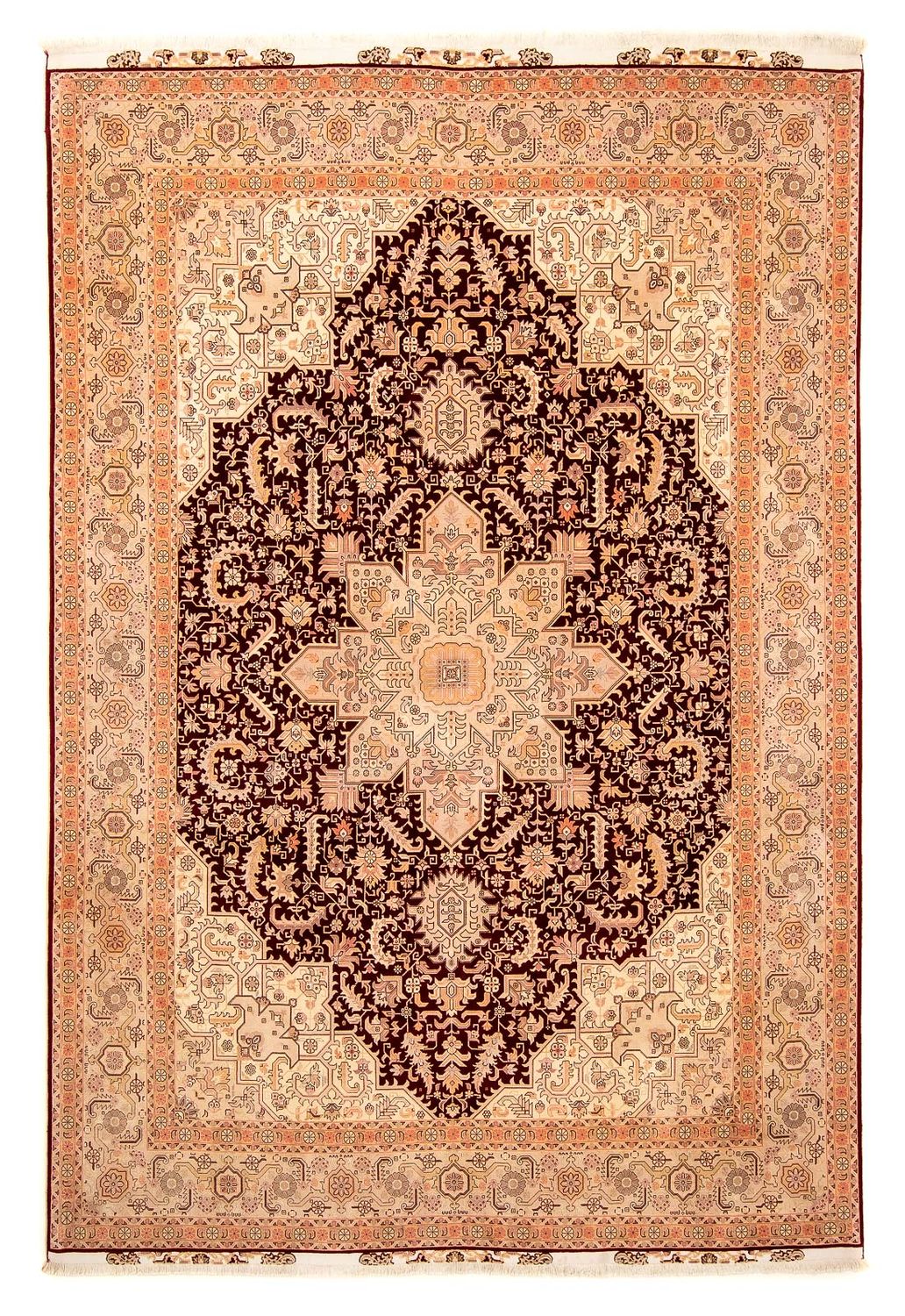 Perser Rug - Tabriz - Royal - 356 x 250 cm - light brown
