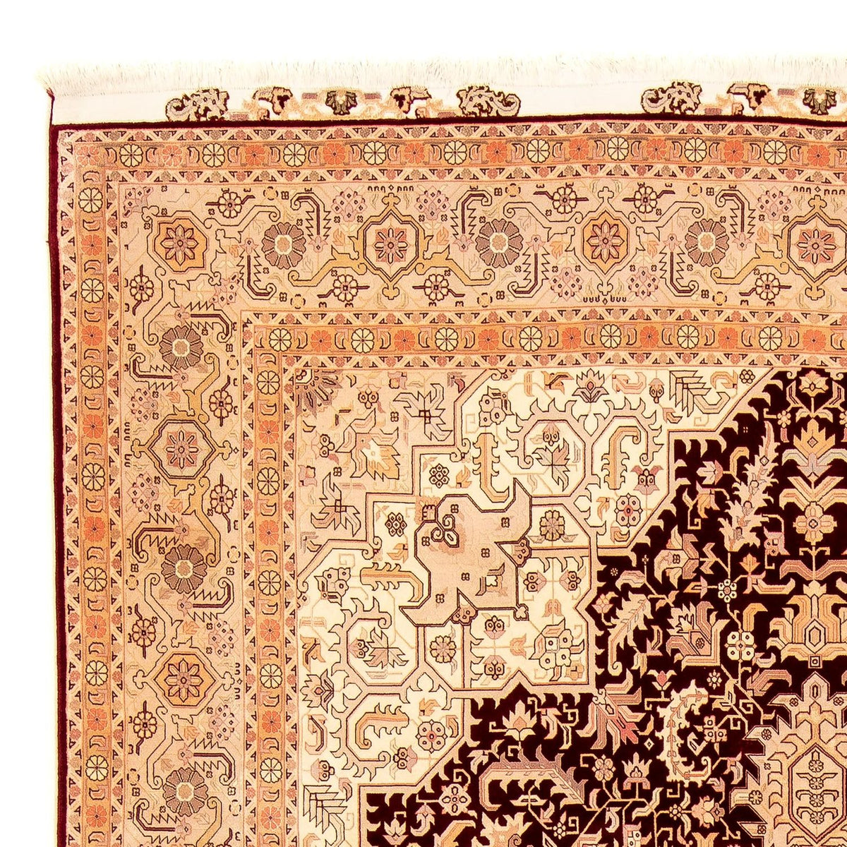 Perser Rug - Tabriz - Royal - 356 x 250 cm - light brown
