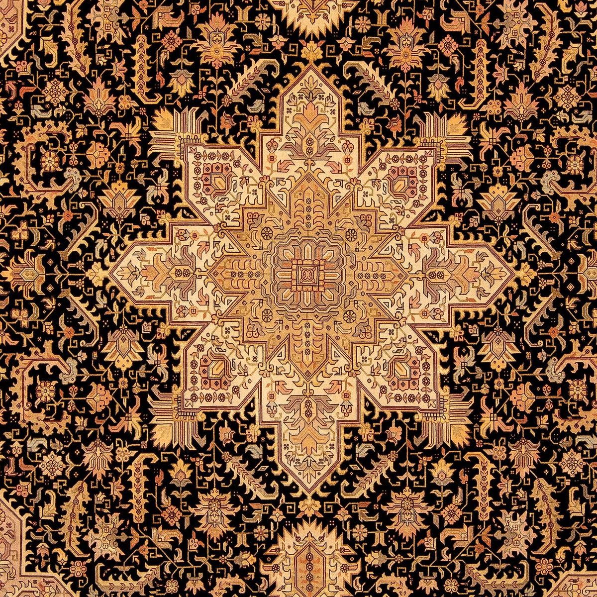 Perser Rug - Tabriz - Royal - 360 x 254 cm - light brown