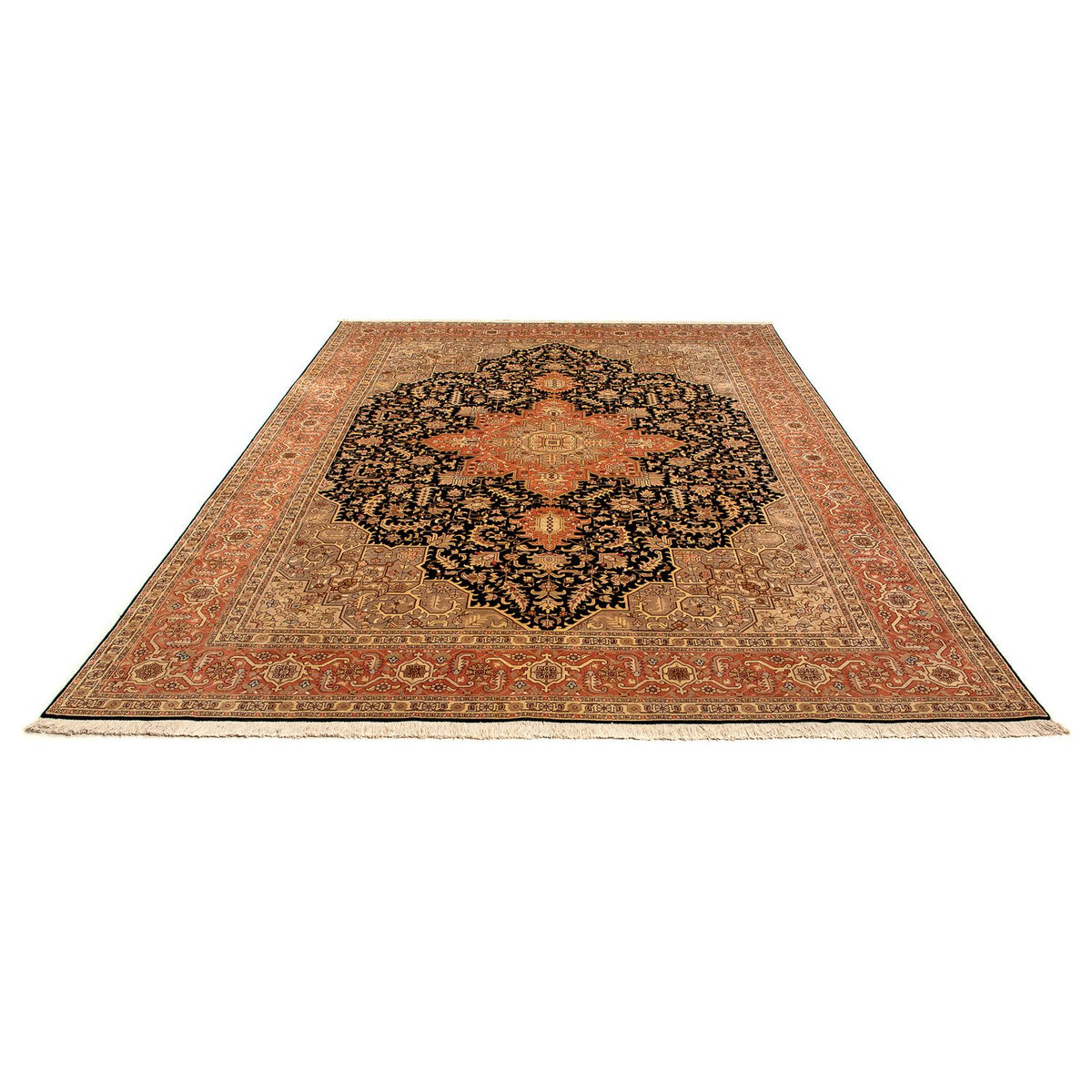 Perser Rug - Tabriz - Royal - 348 x 248 cm - light brown
