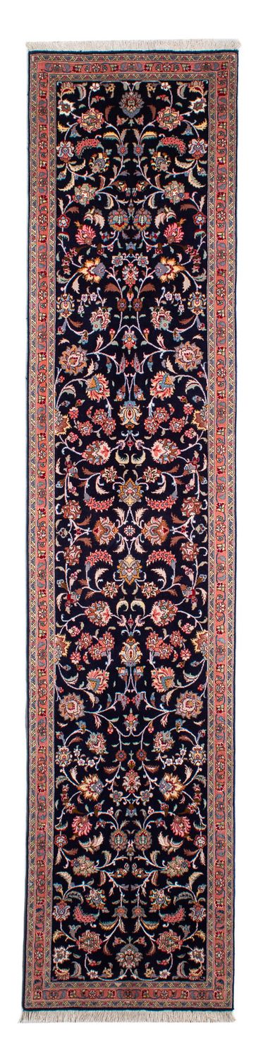 Runner Perser Rug - Tabriz - Royal - 298 x 65 cm - dark blue