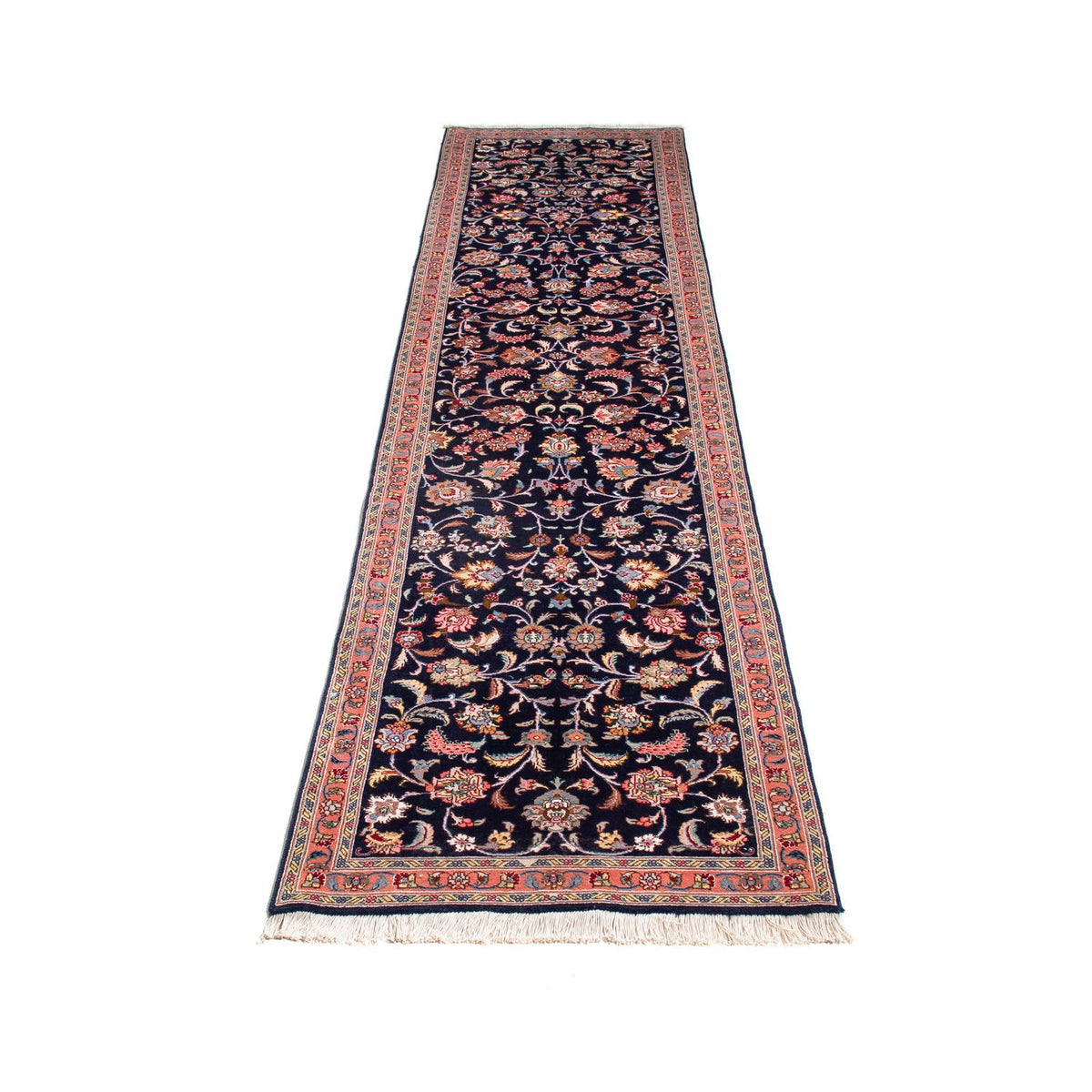 Runner Perser Rug - Tabriz - Royal - 298 x 65 cm - dark blue