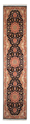 Runner Perser Rug - Tabriz - Royal - 303 x 68 cm - dark blue