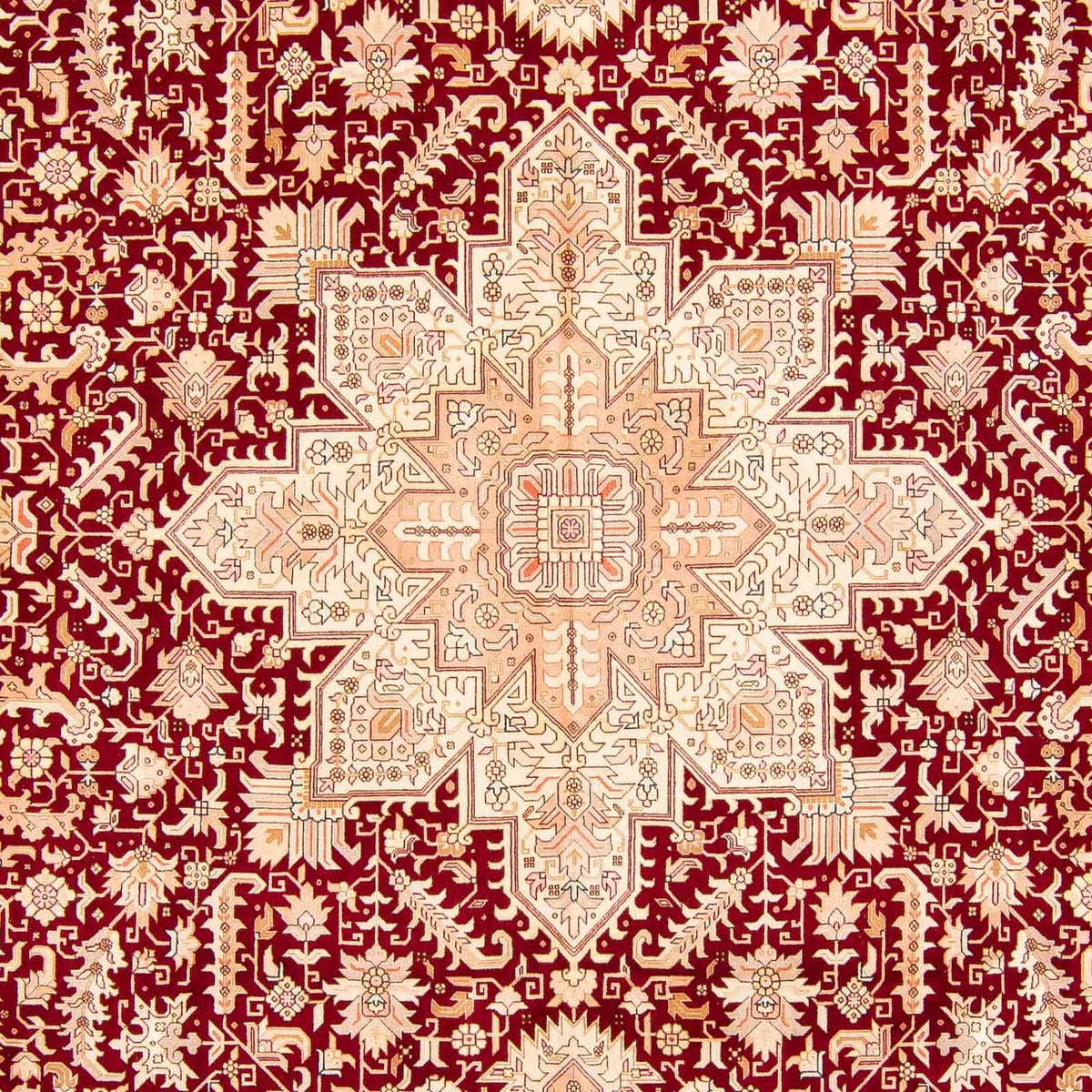 Perser Rug - Tabriz - Royal - 400 x 298 cm - dark red
