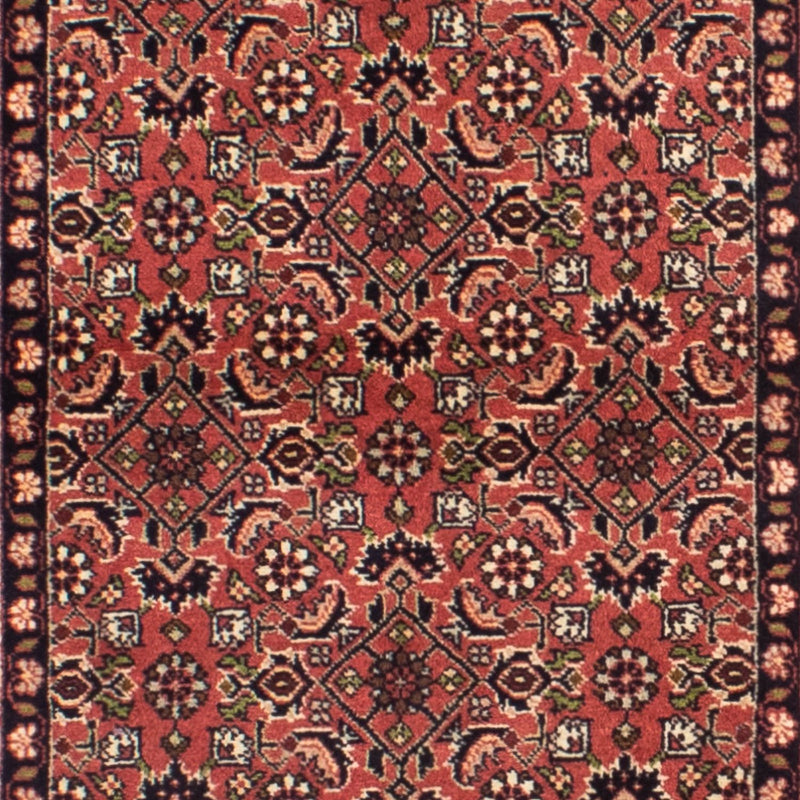 Runner Perser Rug - Bidjar - 295 x 83 cm - dark red