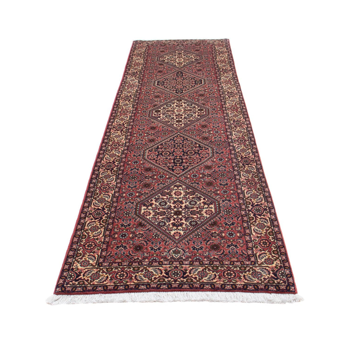 Runner Perser Rug - Bidjar - 310 x 83 cm - light red