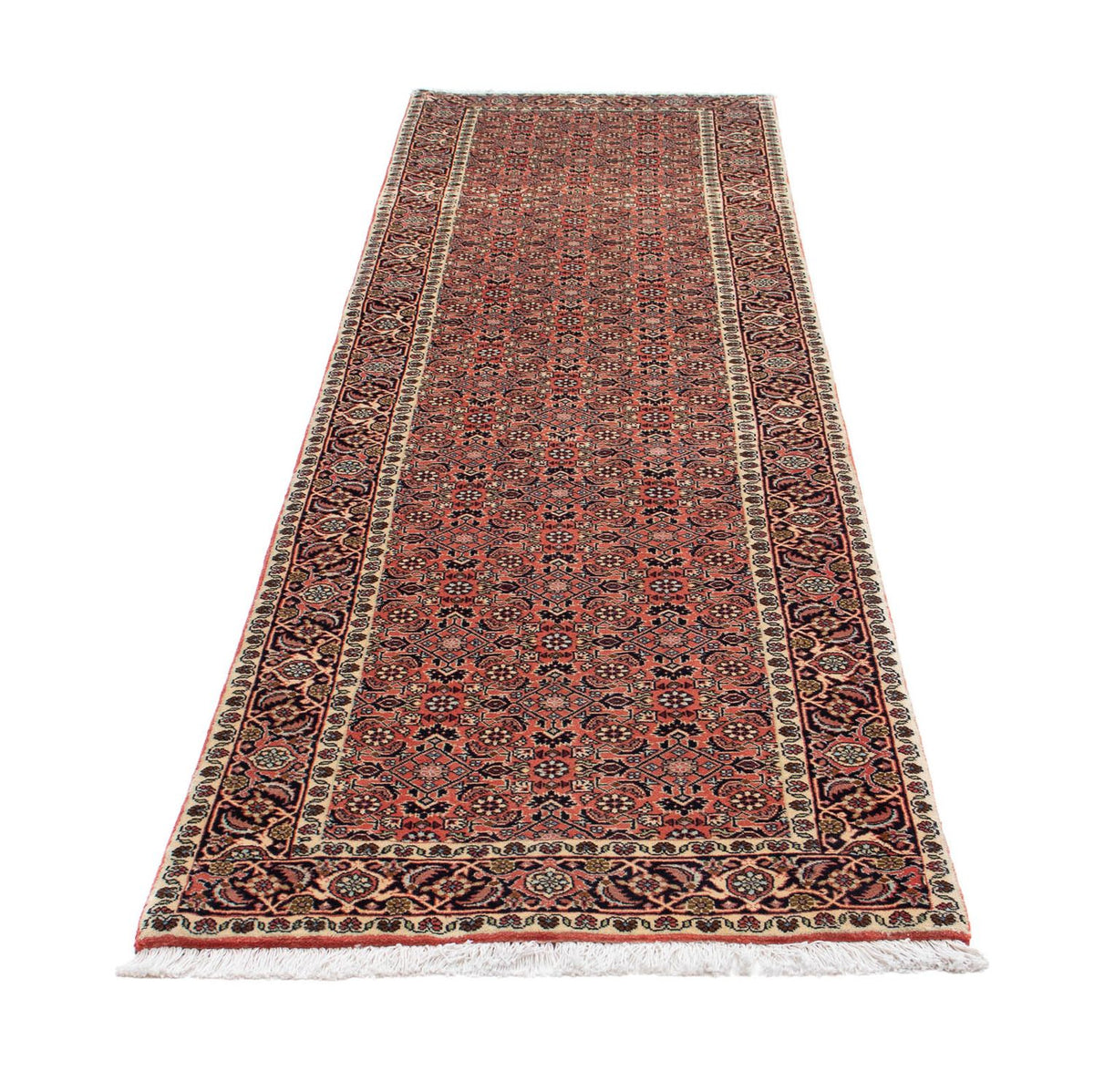 Runner Perser Rug - Bidjar - 290 x 79 cm - light red