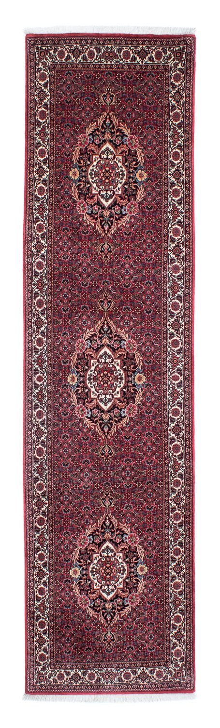 Runner Perser Rug - Bidjar - 313 x 82 cm - dark red