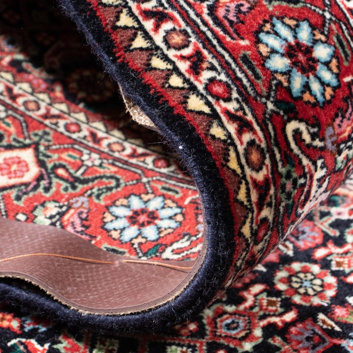 Runner Perser Rug - Bidjar - 298 x 82 cm - dark blue