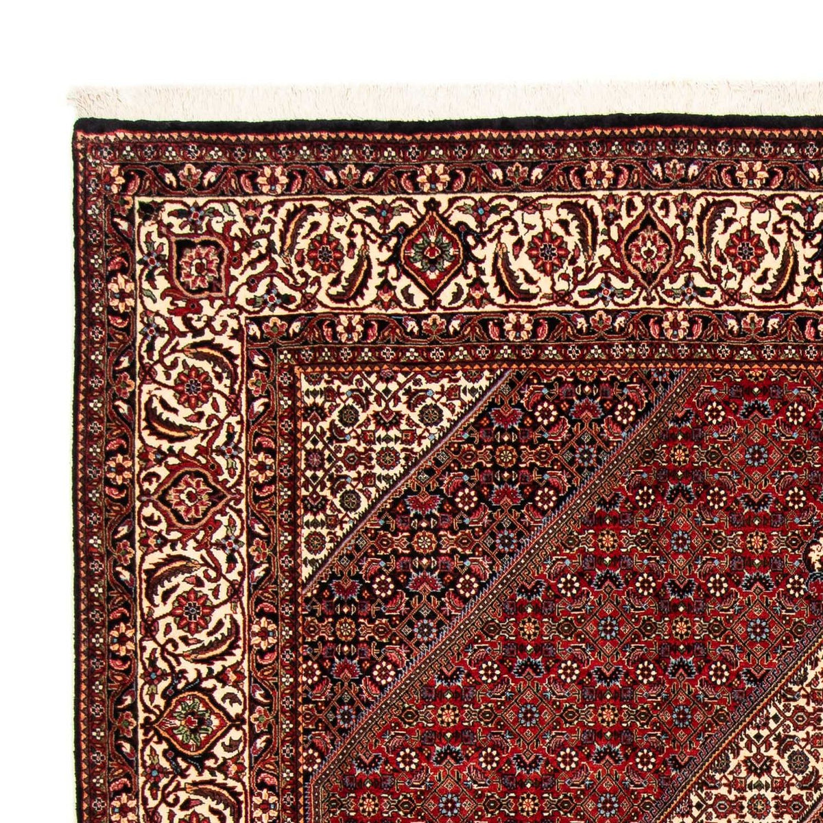 Perser Rug - Bidjar - 244 x 200 cm - dark red