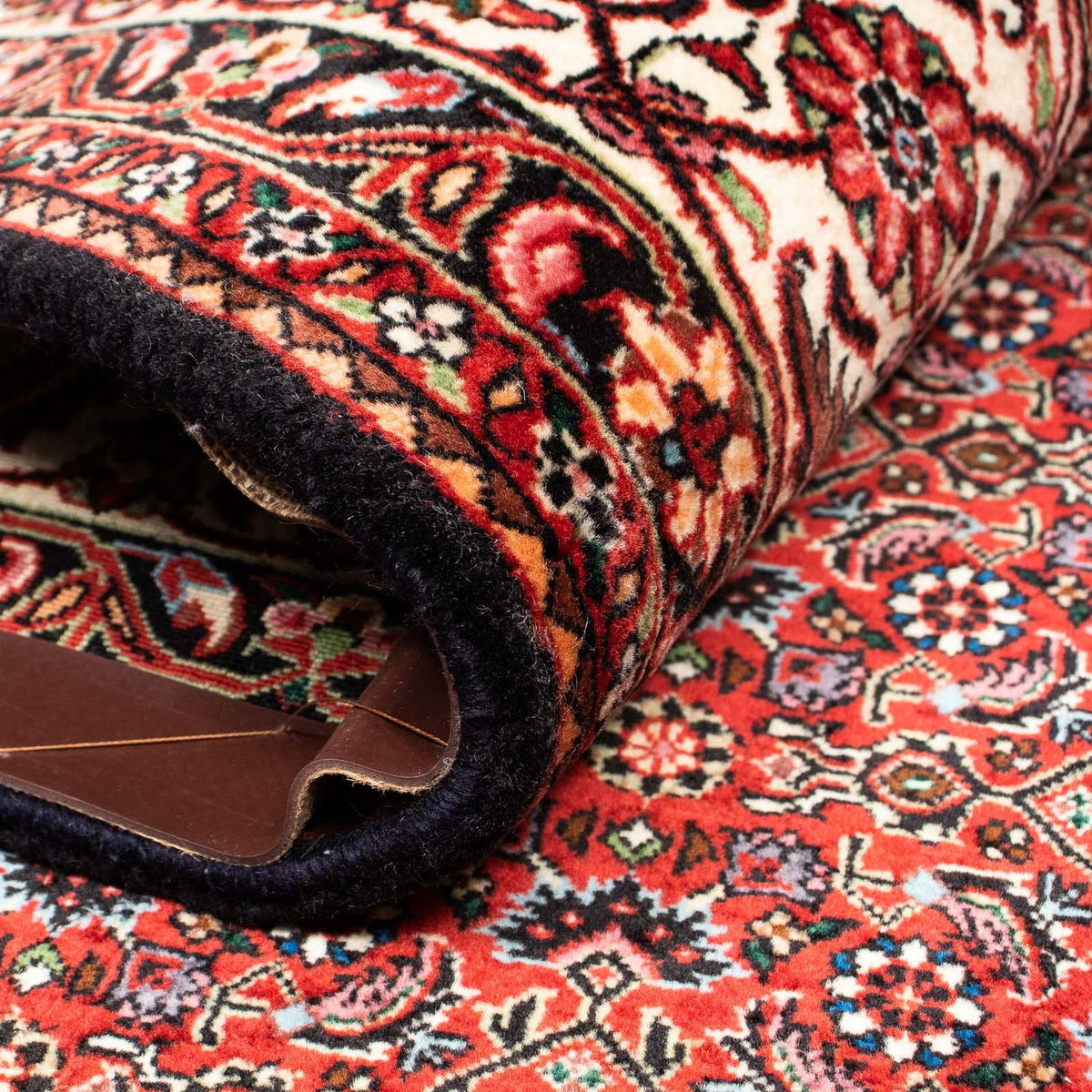 Perser Rug - Bidjar - 244 x 200 cm - dark red