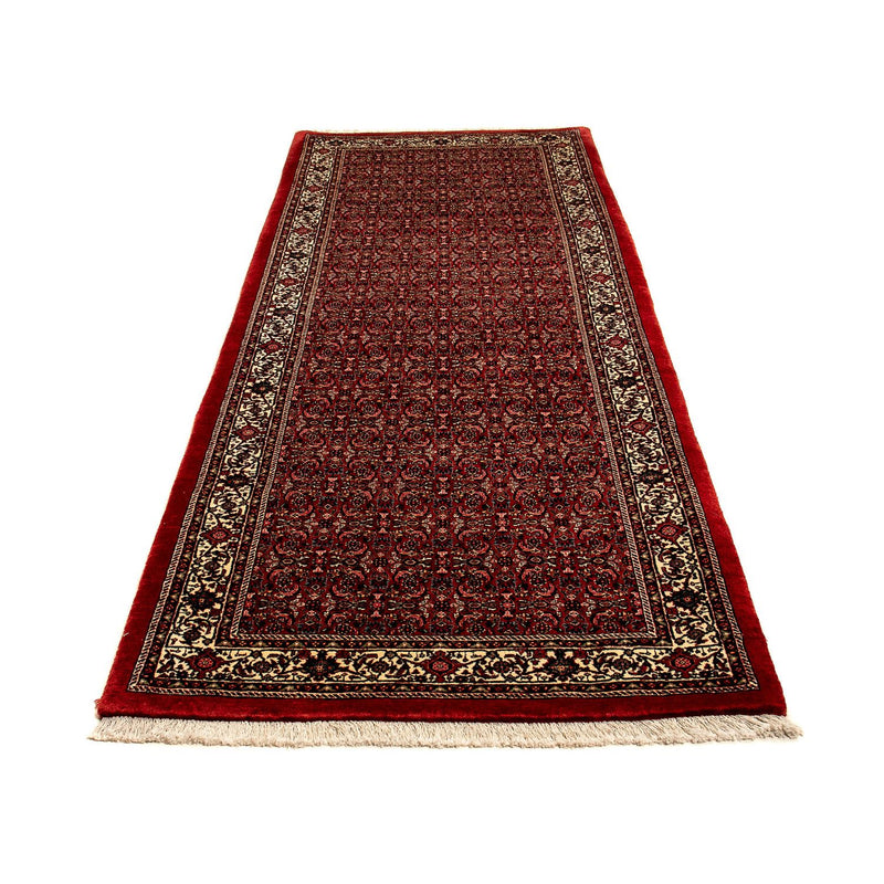 Runner Perser Rug - Bidjar - 293 x 100 cm - dark red