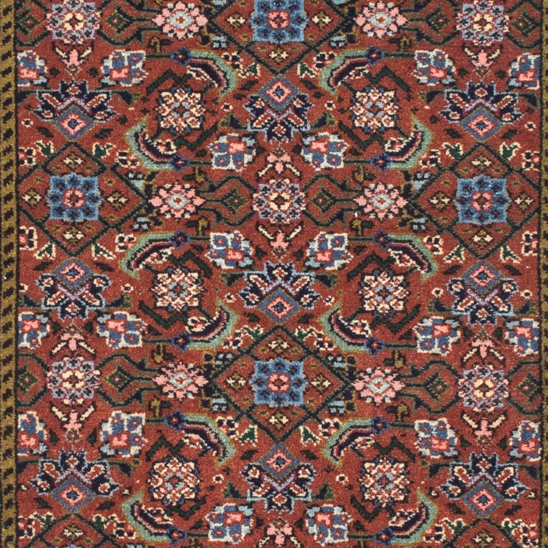 Runner Perser Rug - Bidjar - 196 x 48 cm - dark blue