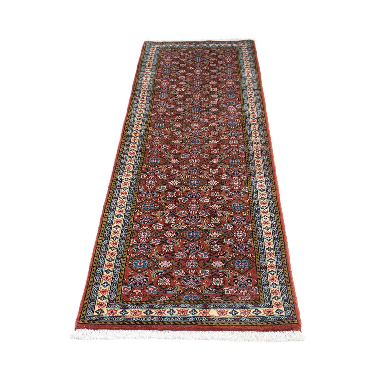 Runner Perser Rug - Bidjar - 196 x 48 cm - dark blue