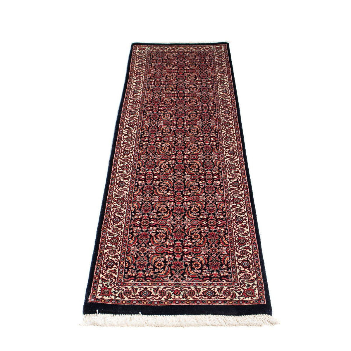 Runner Perser Rug - Bidjar - 195 x 48 cm - dark blue