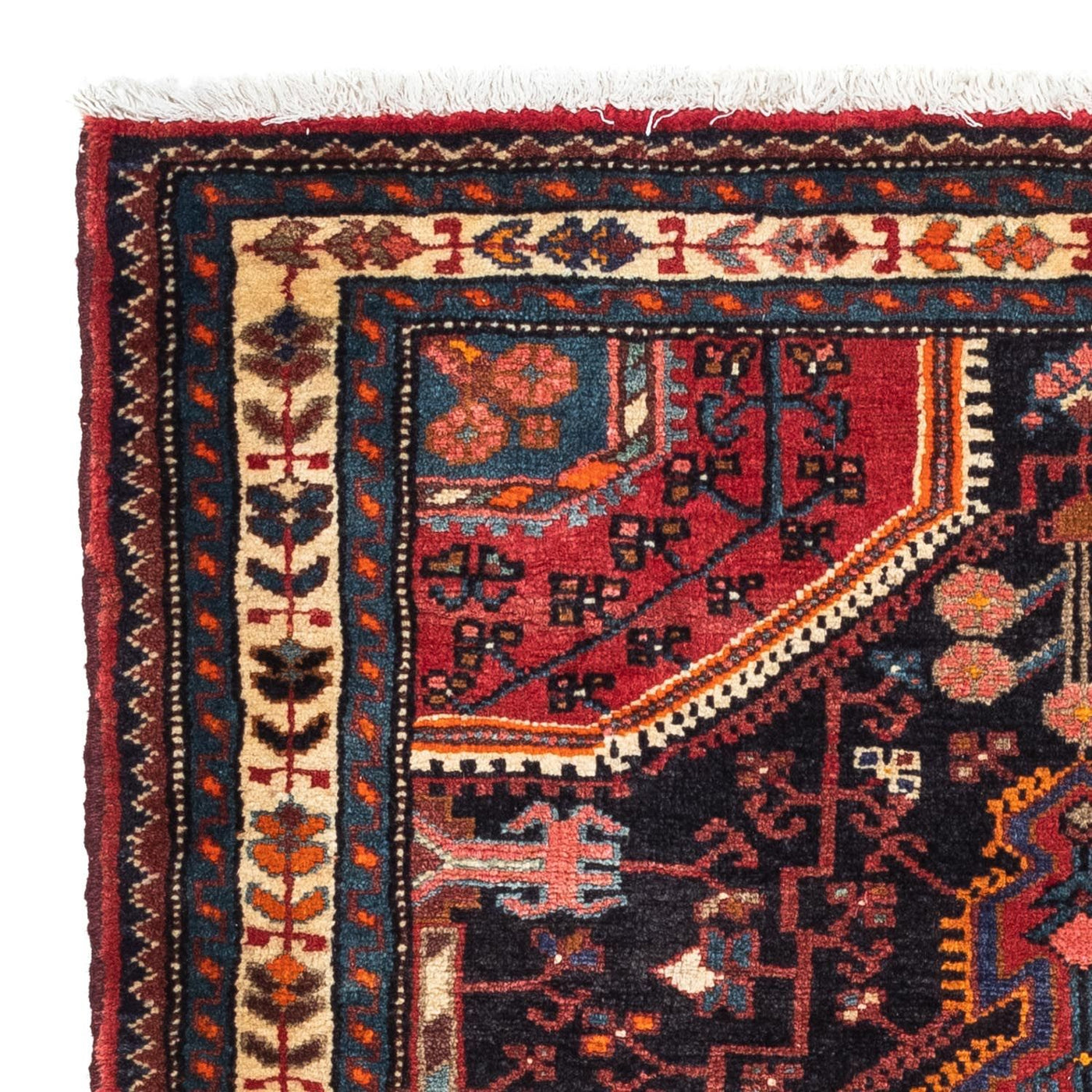 Perserteppich - Nomadic 127 x 90 cm - dunkelrot