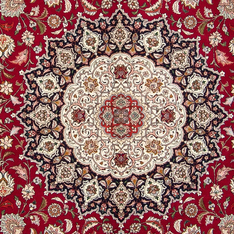 Perser Rug - Tabriz - Royal square  - 306 x 302 cm - dark red