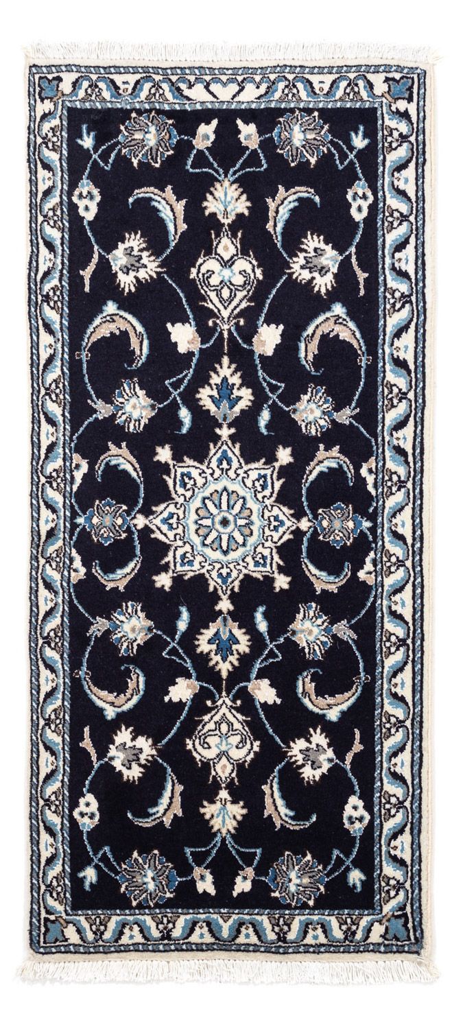 Perser Rug - Nain - 142 x 62 cm - dark blue