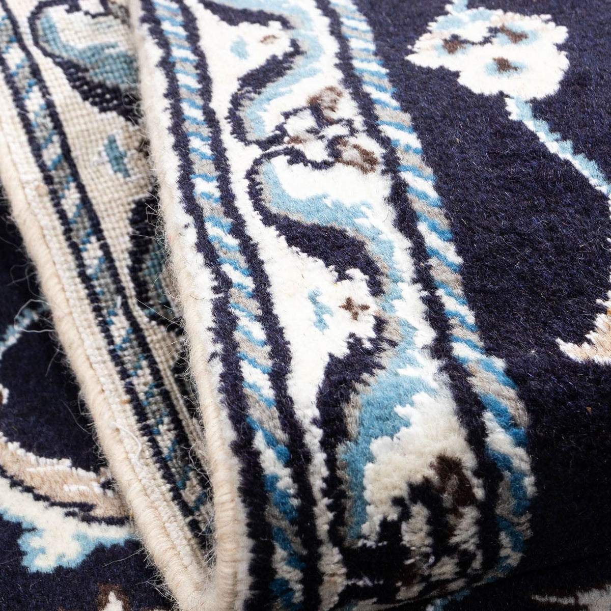 Perser Rug - Nain - 142 x 62 cm - dark blue