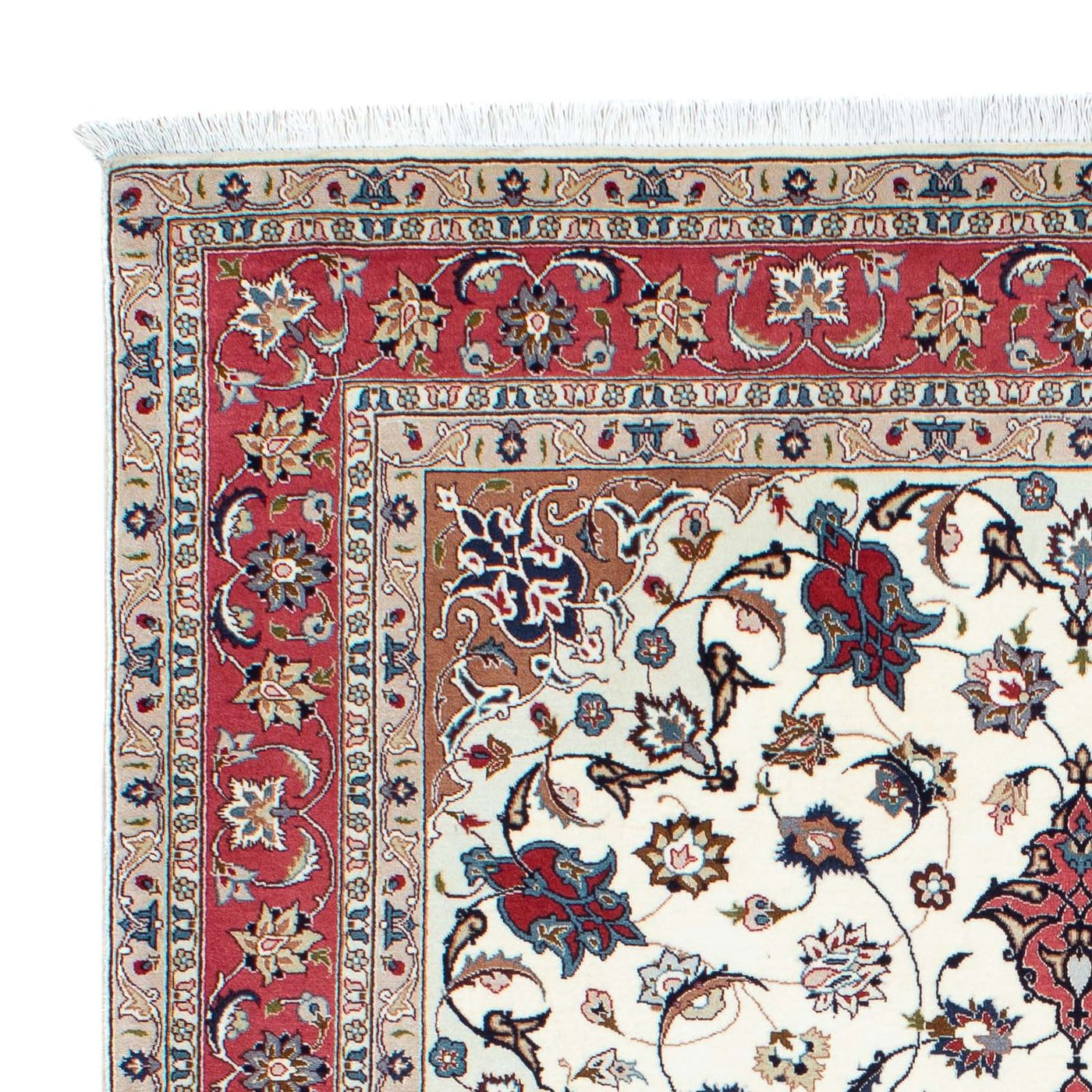 Tabriz - 50 Raj Rug 206x150cm - Persian Rugs