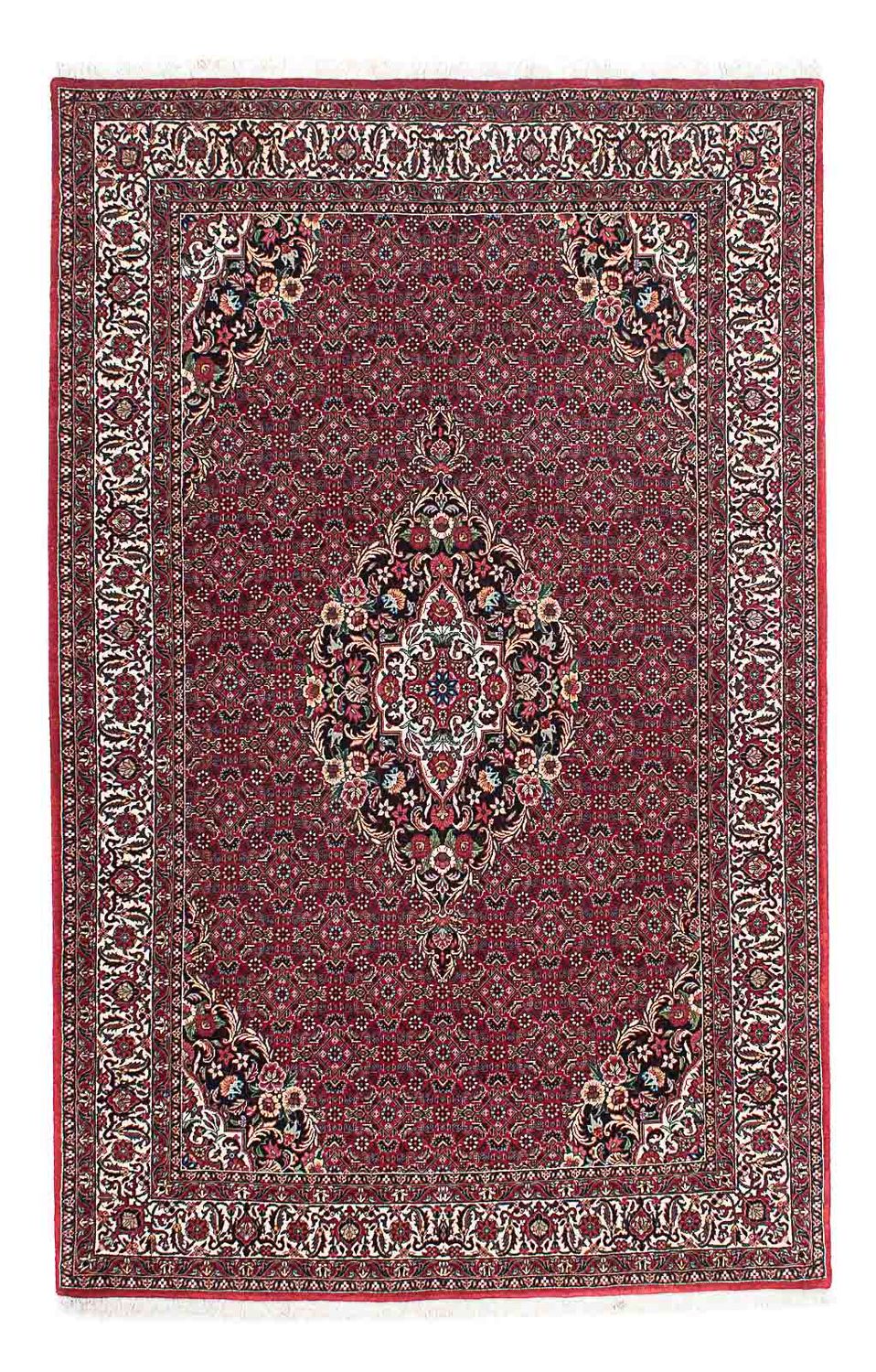 Perser Rug - Bidjar - 233 x 140 cm - dark red