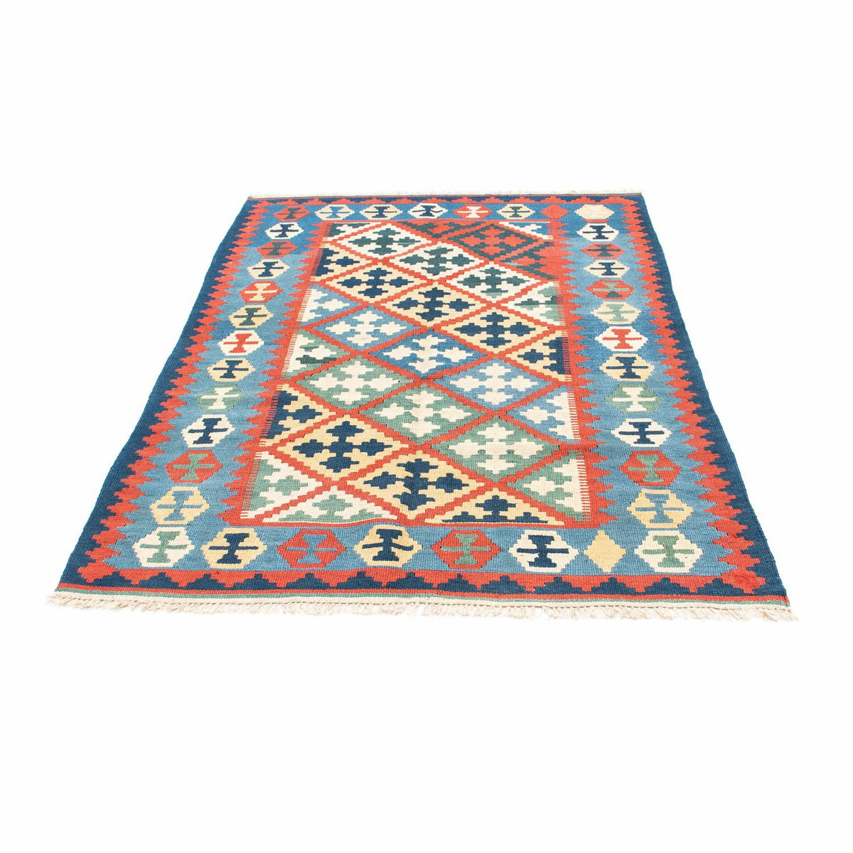 Kelim Rug - Oriental - 175 x 124 cm - blue