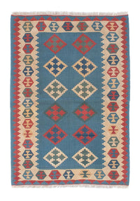 Kelim Rug - Oriental - 170 x 117 cm - blue