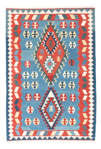 Kelim Rug - Oriental - 173 x 118 cm - blue