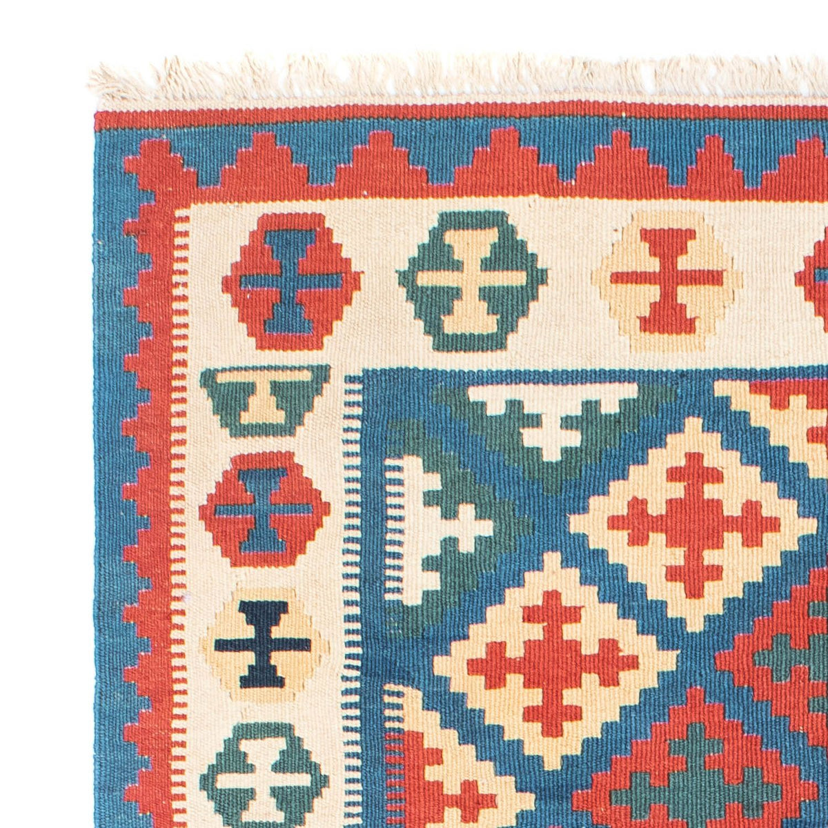 Kelim Rug - Oriental - 185 x 112 cm - blue