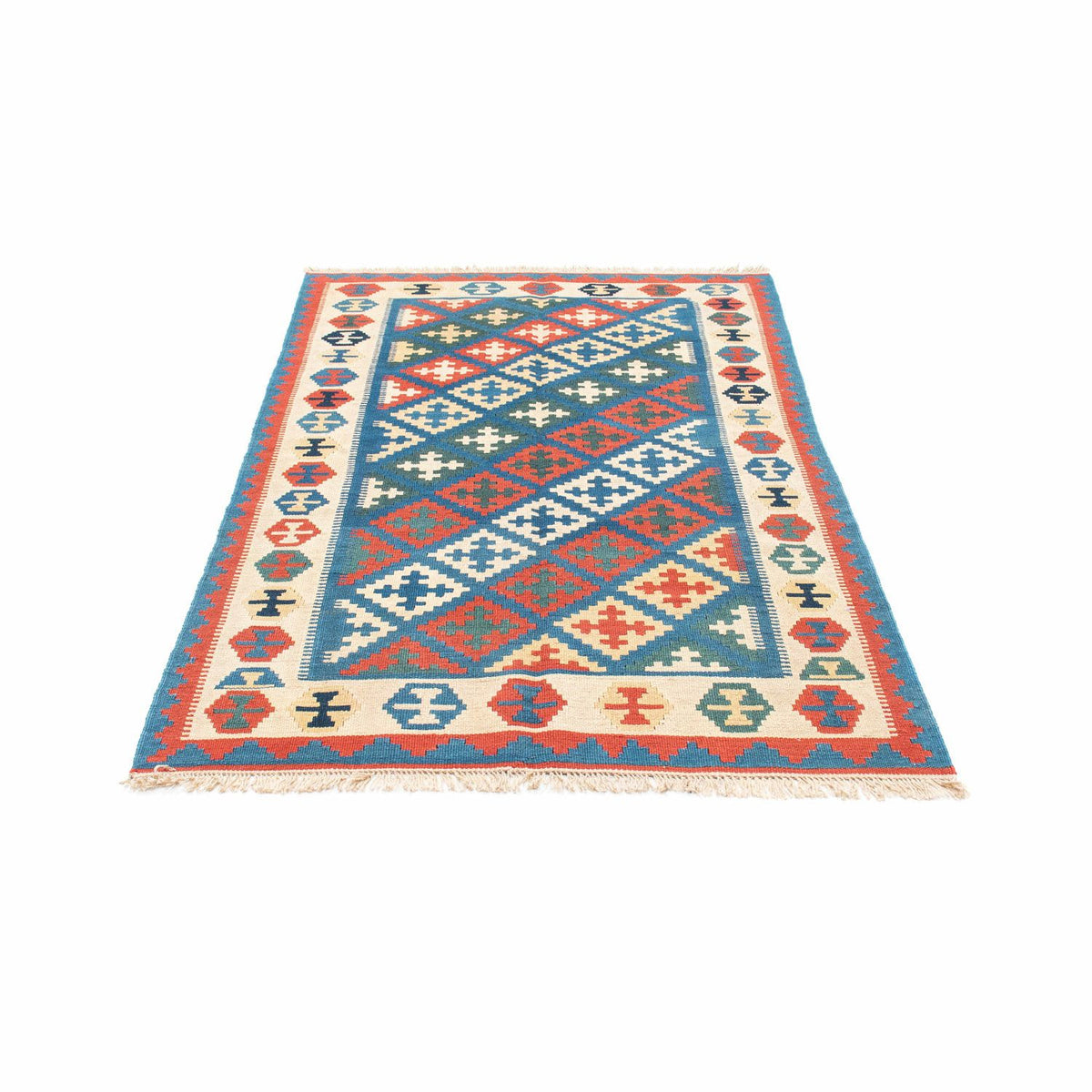 Kelim Rug - Oriental - 185 x 112 cm - blue