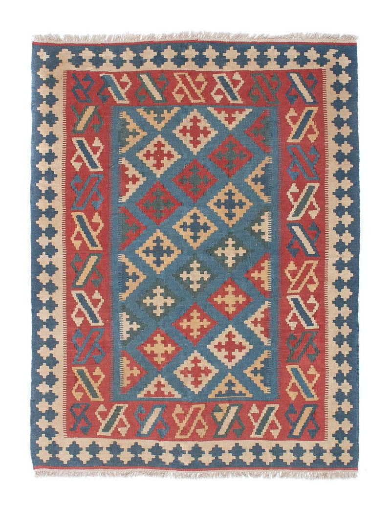 Kelim Rug - Oriental - 178 x 128 cm - blue