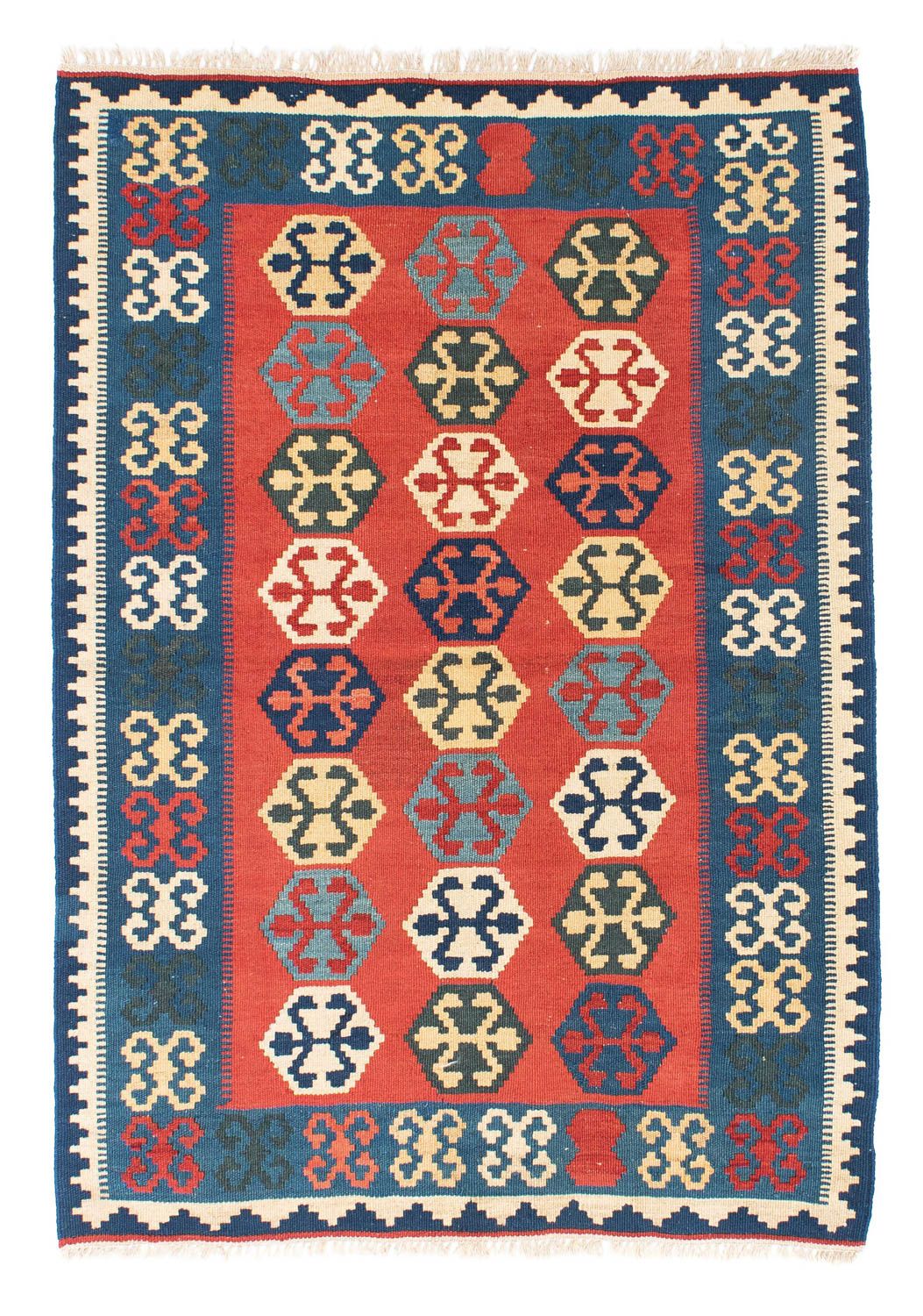 Kelim Rug - Oriental - 152 x 106 cm - red