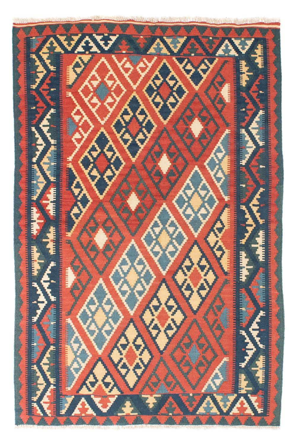 Kelim Rug - Oriental - 156 x 105 cm - rust